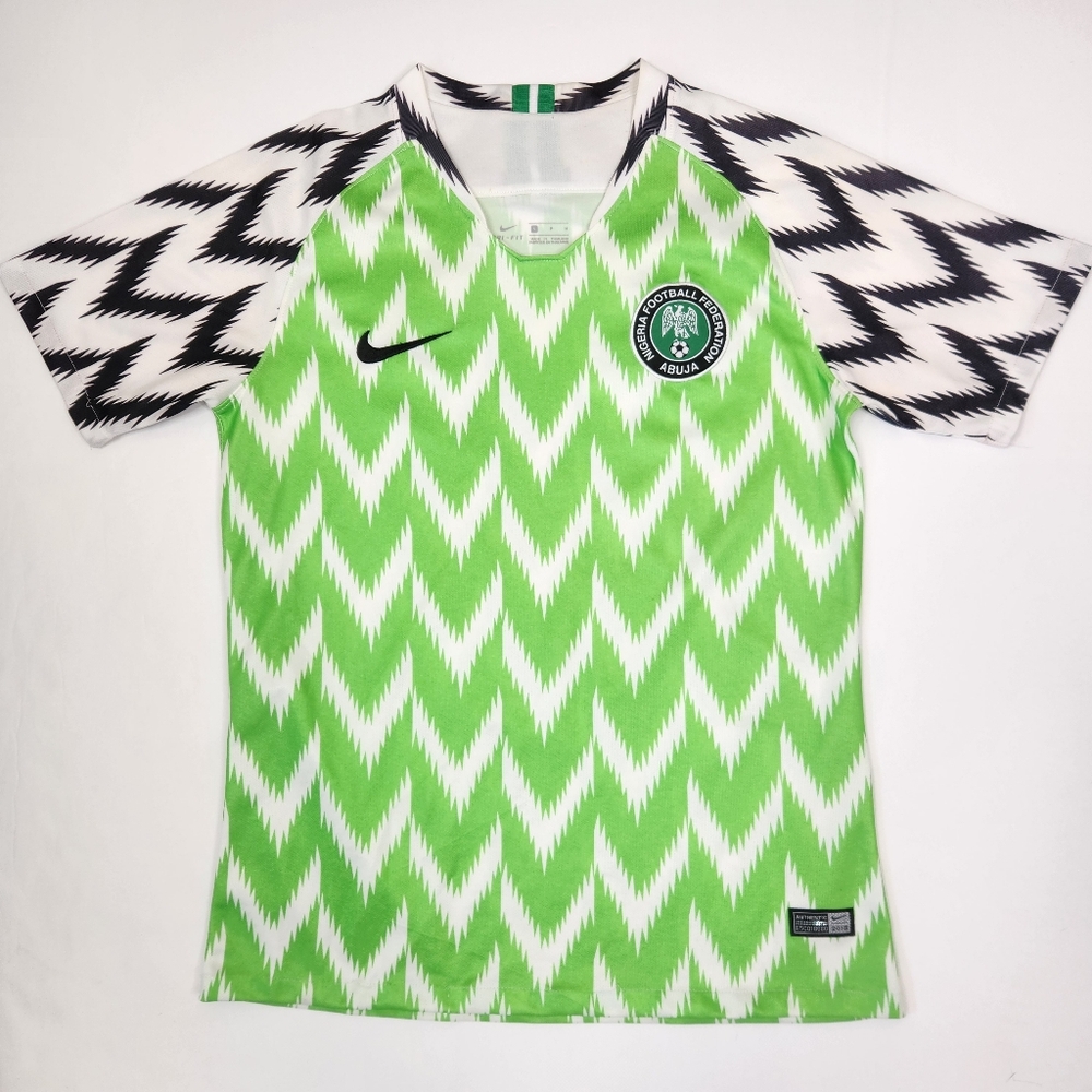 Nike Men’s Green White Nigeria Football Jersey